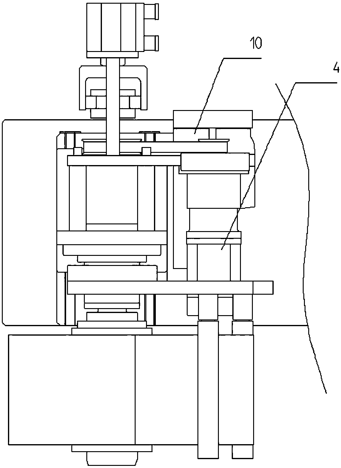 Diaphragm unwinding device