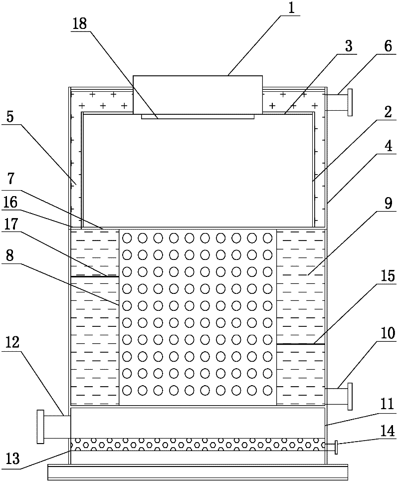 Integral condensing boiler