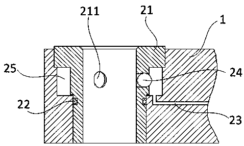 Pneumatic type tool changing device