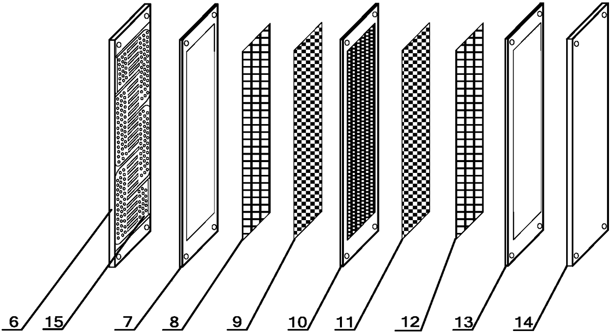 SPE electrolytic cell module with composite flow field