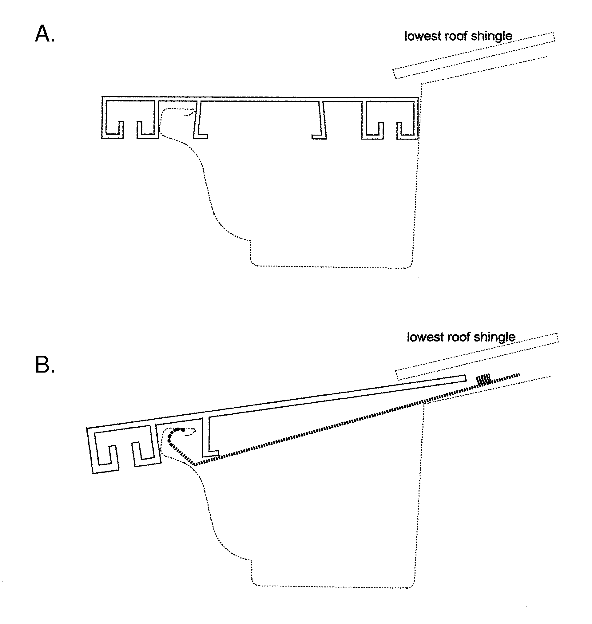 Gutter and Siding Protection Device and System