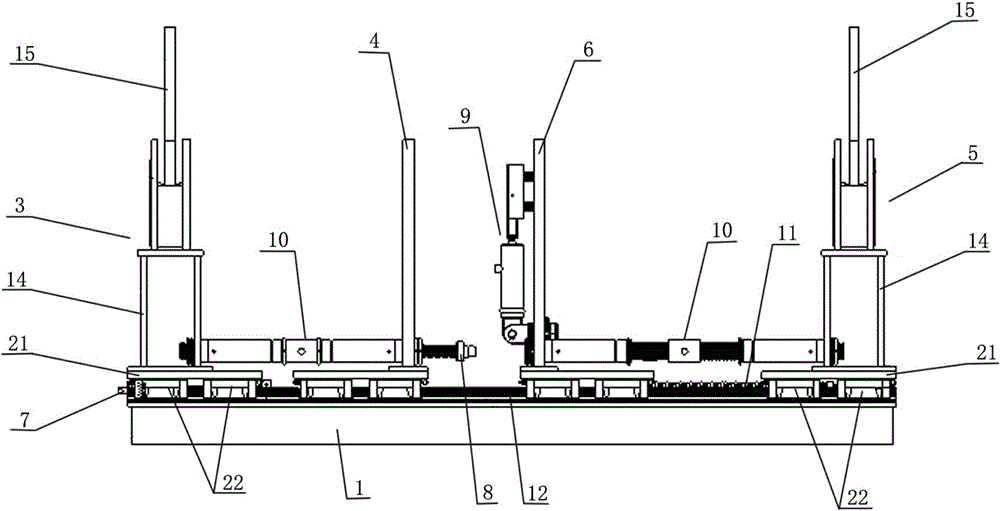 Automatic-clamping and precise-positioning mechanism of pipeline in flash butt welding