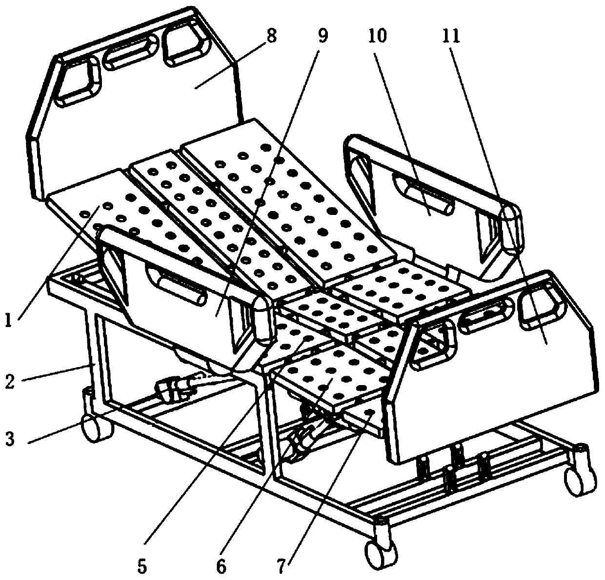 Intelligent nursing bed based on prone position recognition