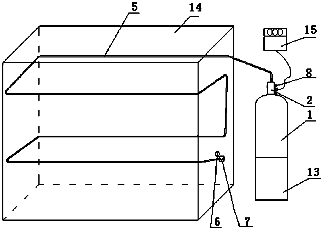 Automatic fire-extinguishing device using superfine dry powder