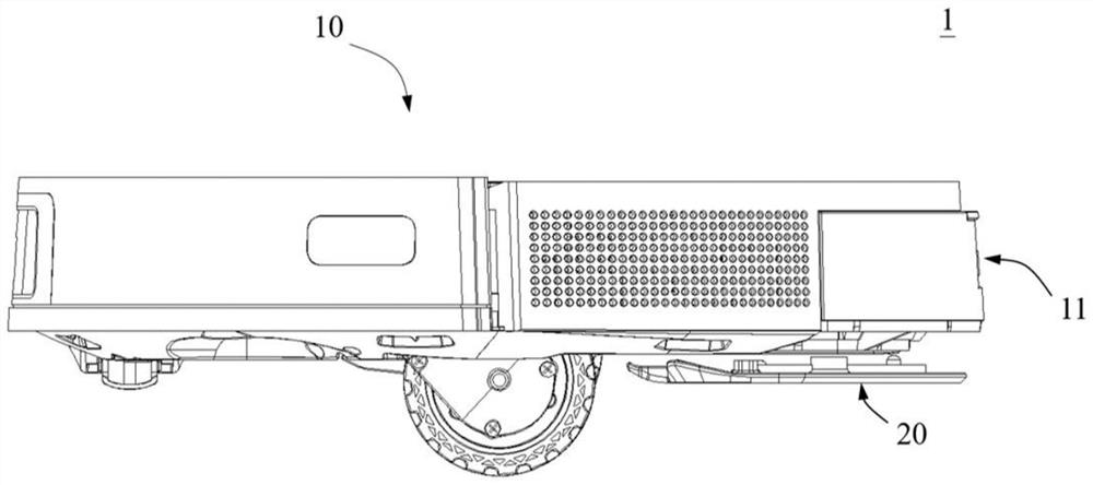 Self-moving robot and lifting assembly thereof