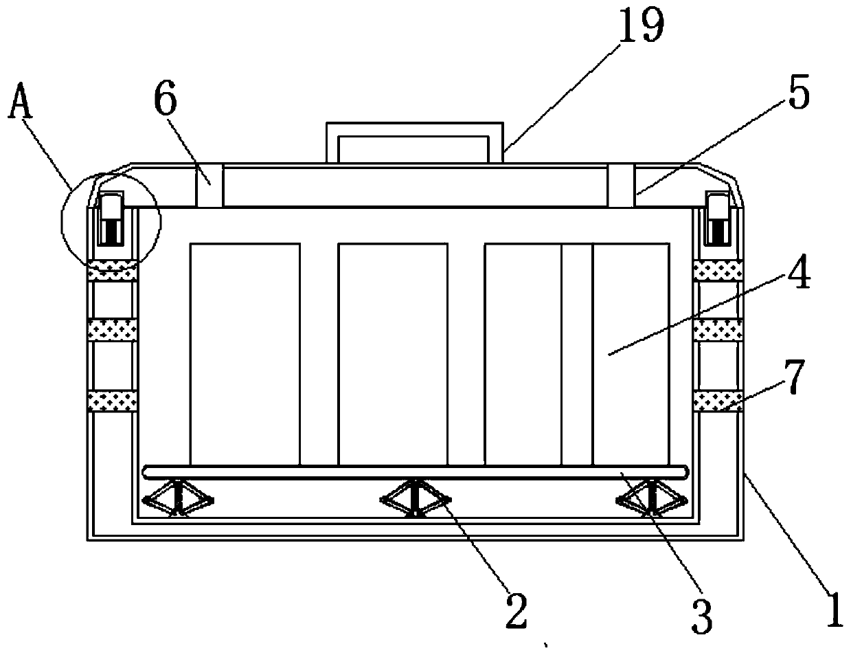 Container for industrial solid waste recycling