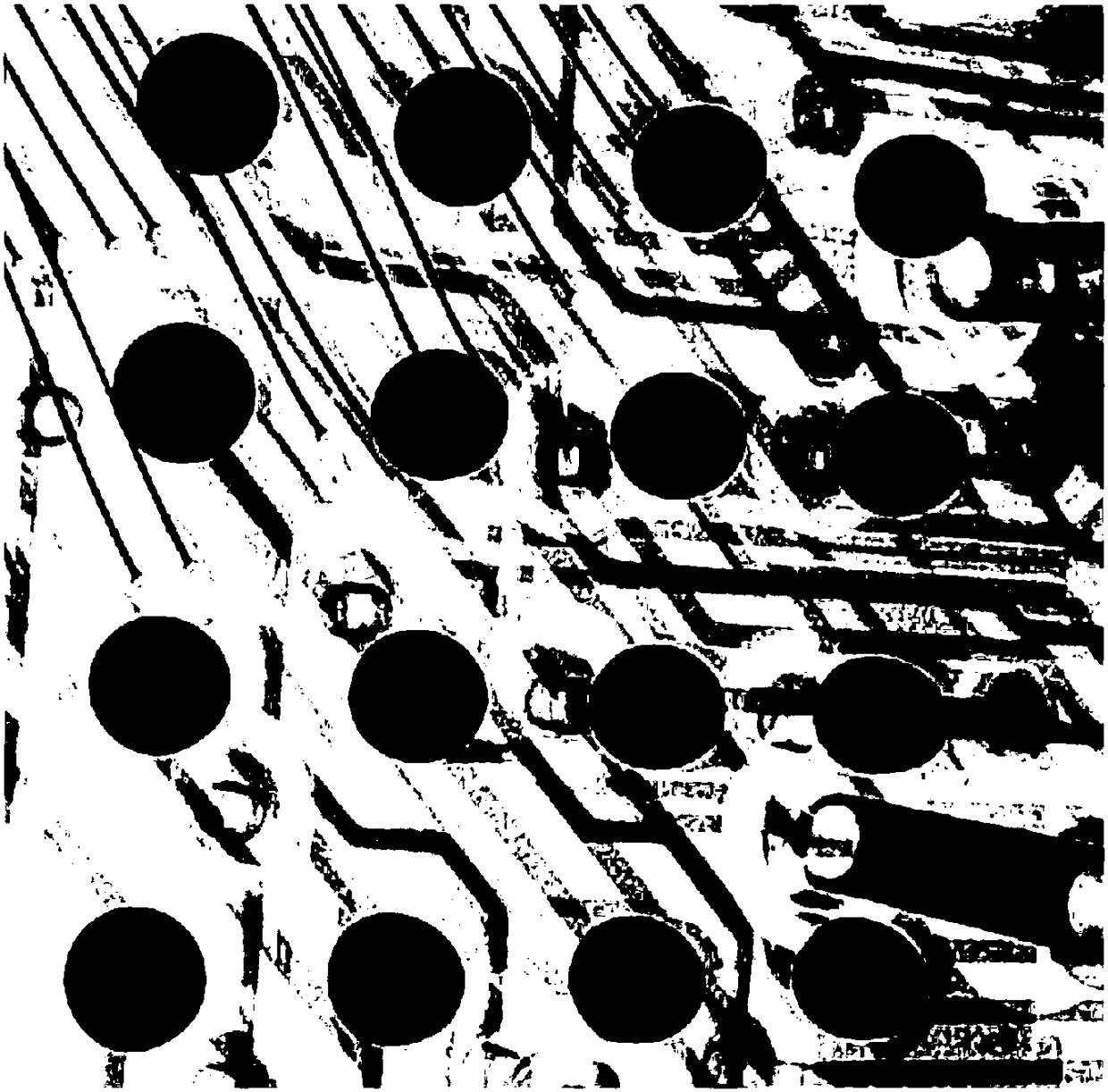 Transformation-based X-ray image BGA (ball grid array) solder ball contour extraction method