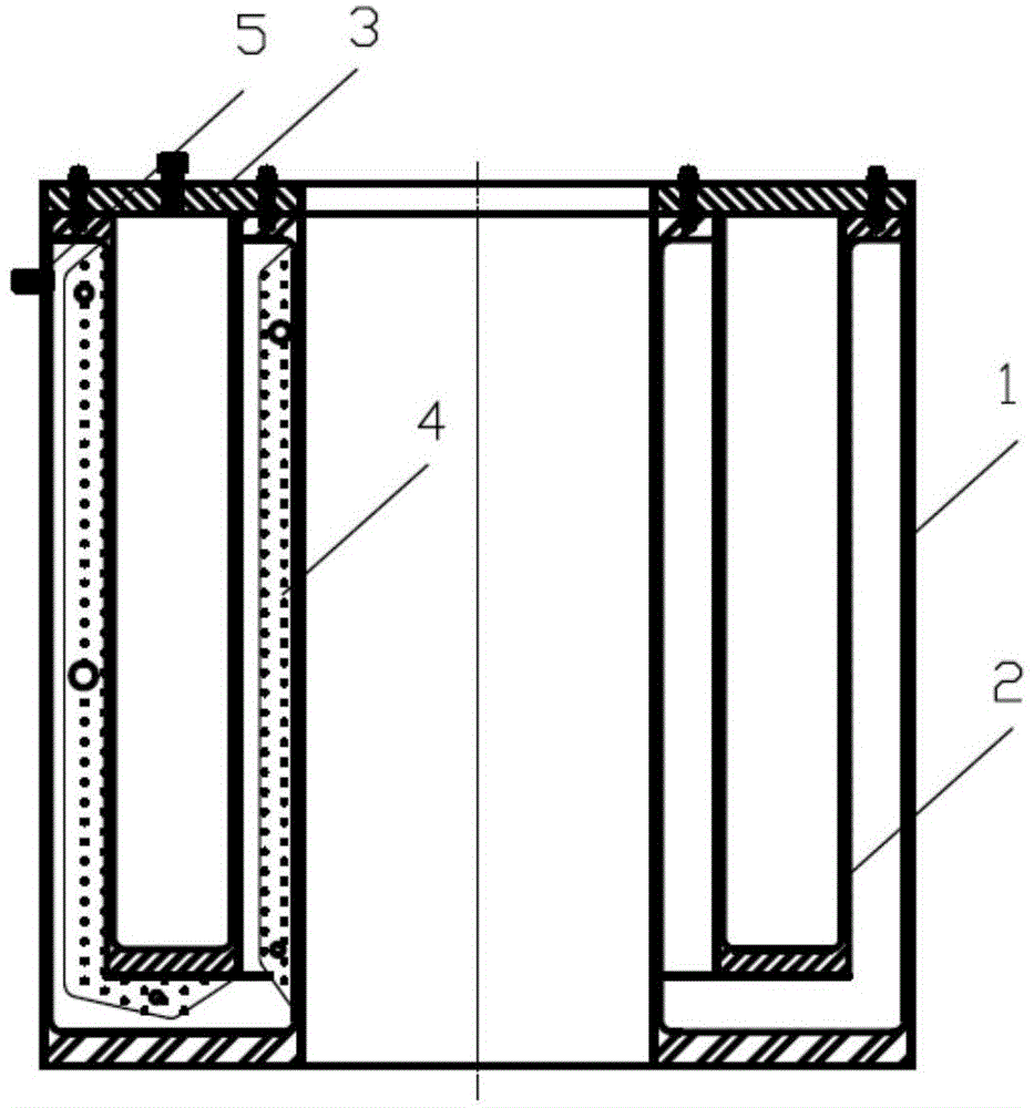 A hollow-structured non-metallic Dewar for AC superconducting magnets