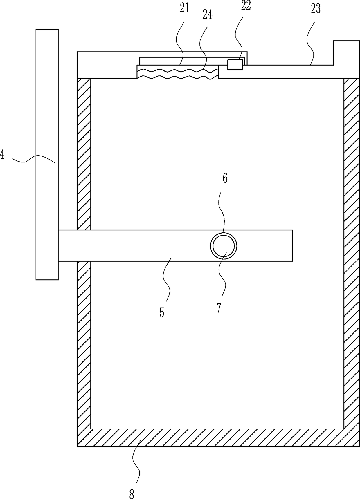 Plant restaurant washing-up sink garbage disposal equipment