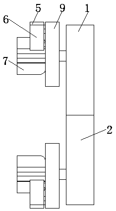 Belt mounting assisting device for internal combustion type generator set