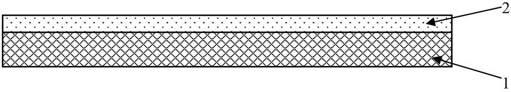 Bamboo cutting with hammer grain effect and preparation method thereof