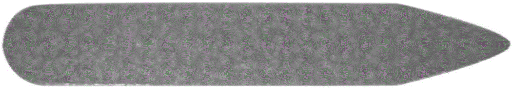 Bamboo cutting with hammer grain effect and preparation method thereof