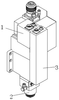 A laser cutting head with variable spot track shape and its cutting process