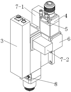 A laser cutting head with variable spot track shape and its cutting process