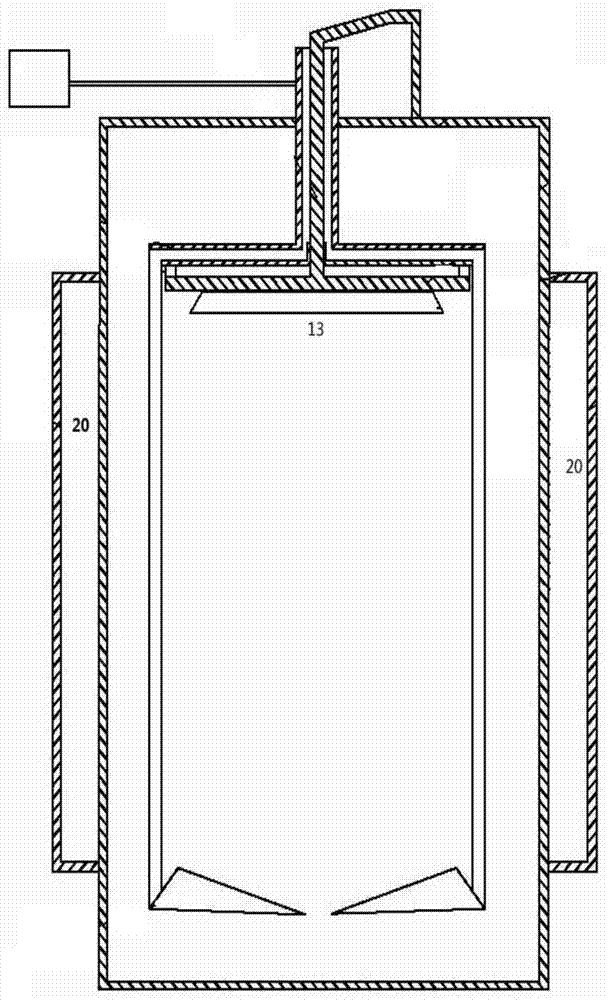 A device and method for simulating the influence of different light levels on nutrients in water bodies