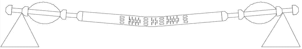 Instrument eccentricity correction method in horizontal well acoustic cement bond logging