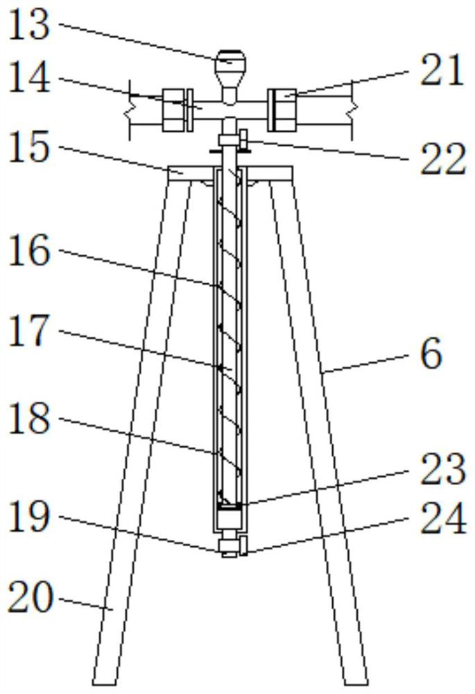 Automatic maintenance device capable of being timed and lifted