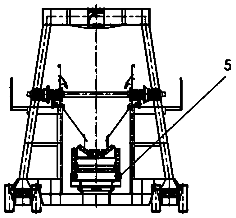 Movable ship loader for automobile dumping