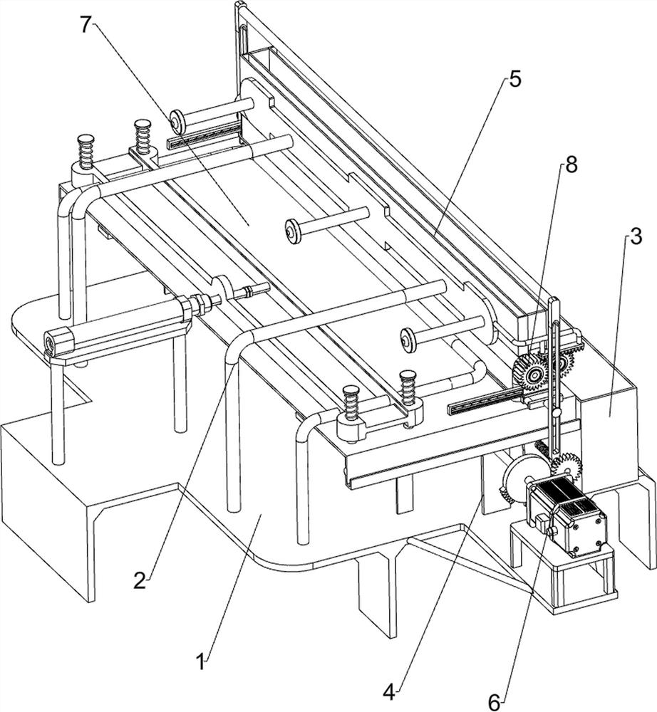 An auxiliary reinforcement adding device for the manufacture of reinforced concrete columns