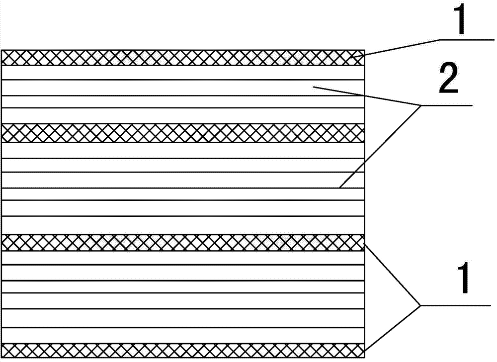 Glass curtain wall with vacuum thermal baffle