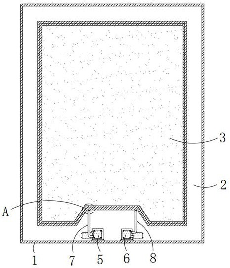 Hollow glass capable of achieving adjustment of illumination intensities