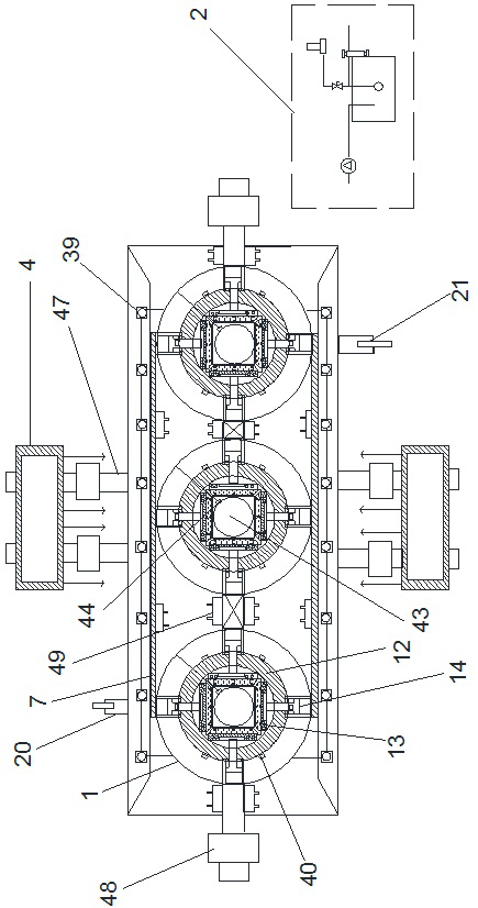 Device and method for testing fluid migration law in creep of soft rock samples containing ice