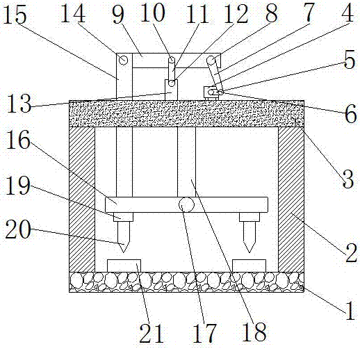 An industrial equipment punching machine