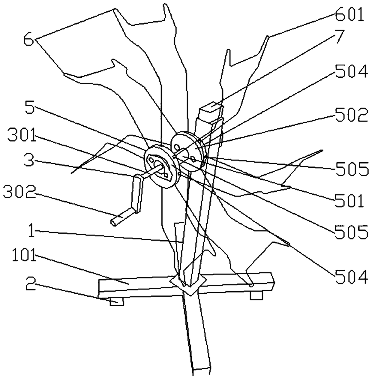 Yarn carding mechanism for providing yarns for prototype machine