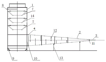 A decompression and explosion-proof dust removal device for aerodynamic reservoir transformation of coalbed methane wells