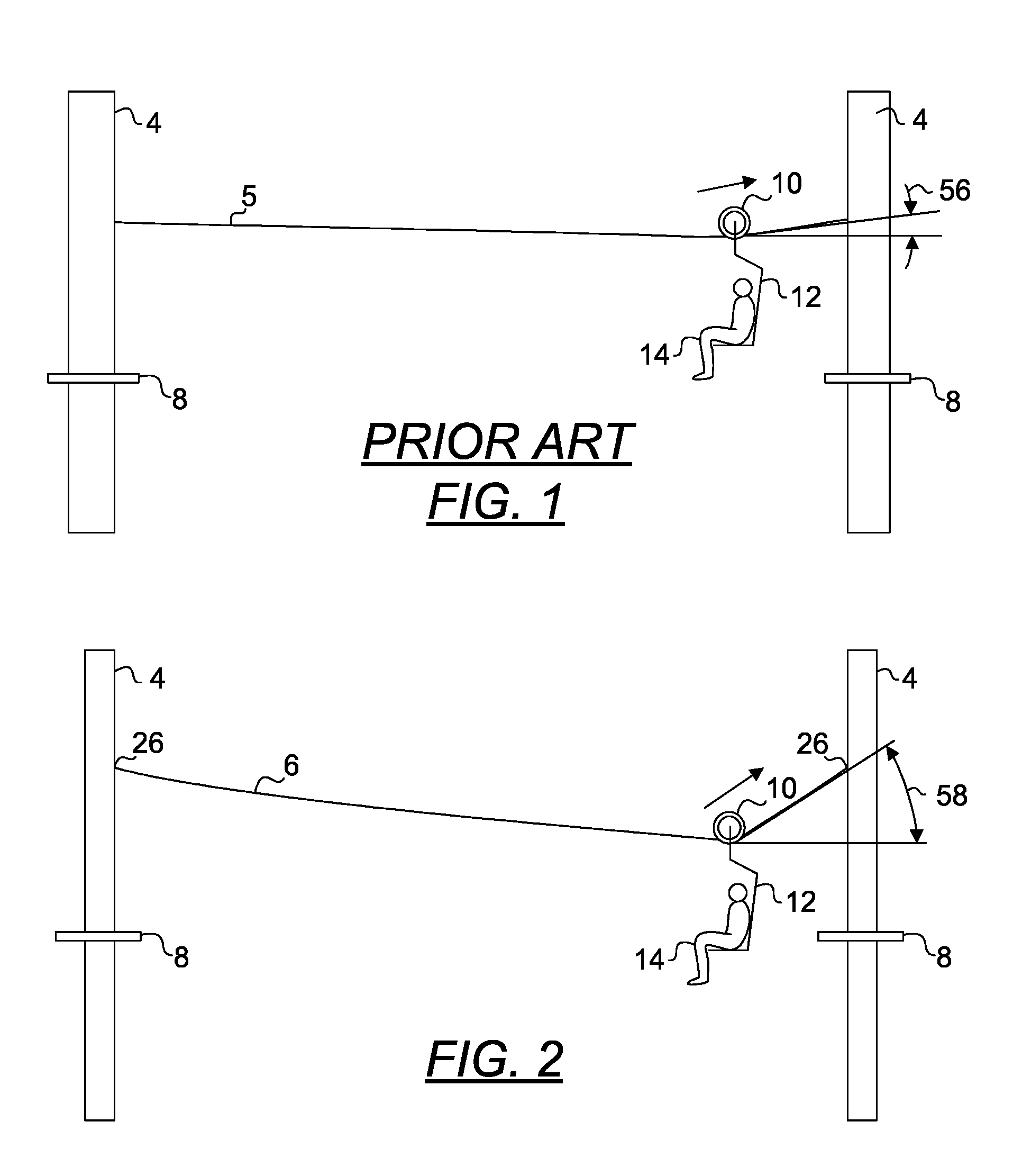 Ramp system for bridging flexible cable to rigid rail