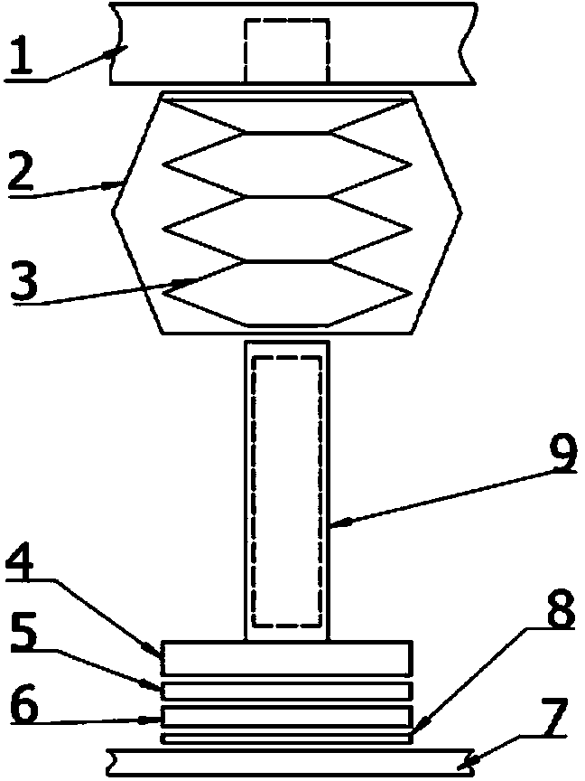 Compression-joint type IGBT packaging structure with heat tubes