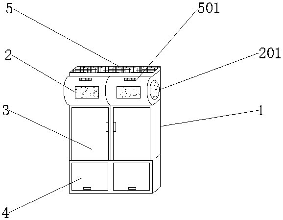 Environment-friendly garbage can with automatic packing function