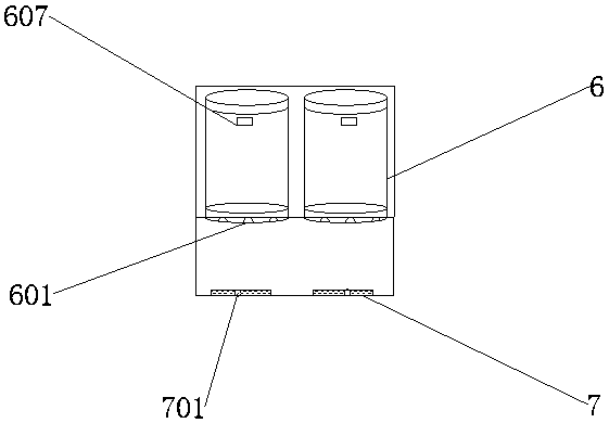 Environment-friendly garbage can with automatic packing function