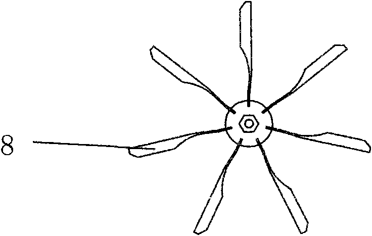 Energy acquisition device of power generation assembly combining energy of wind, tidal current and wave