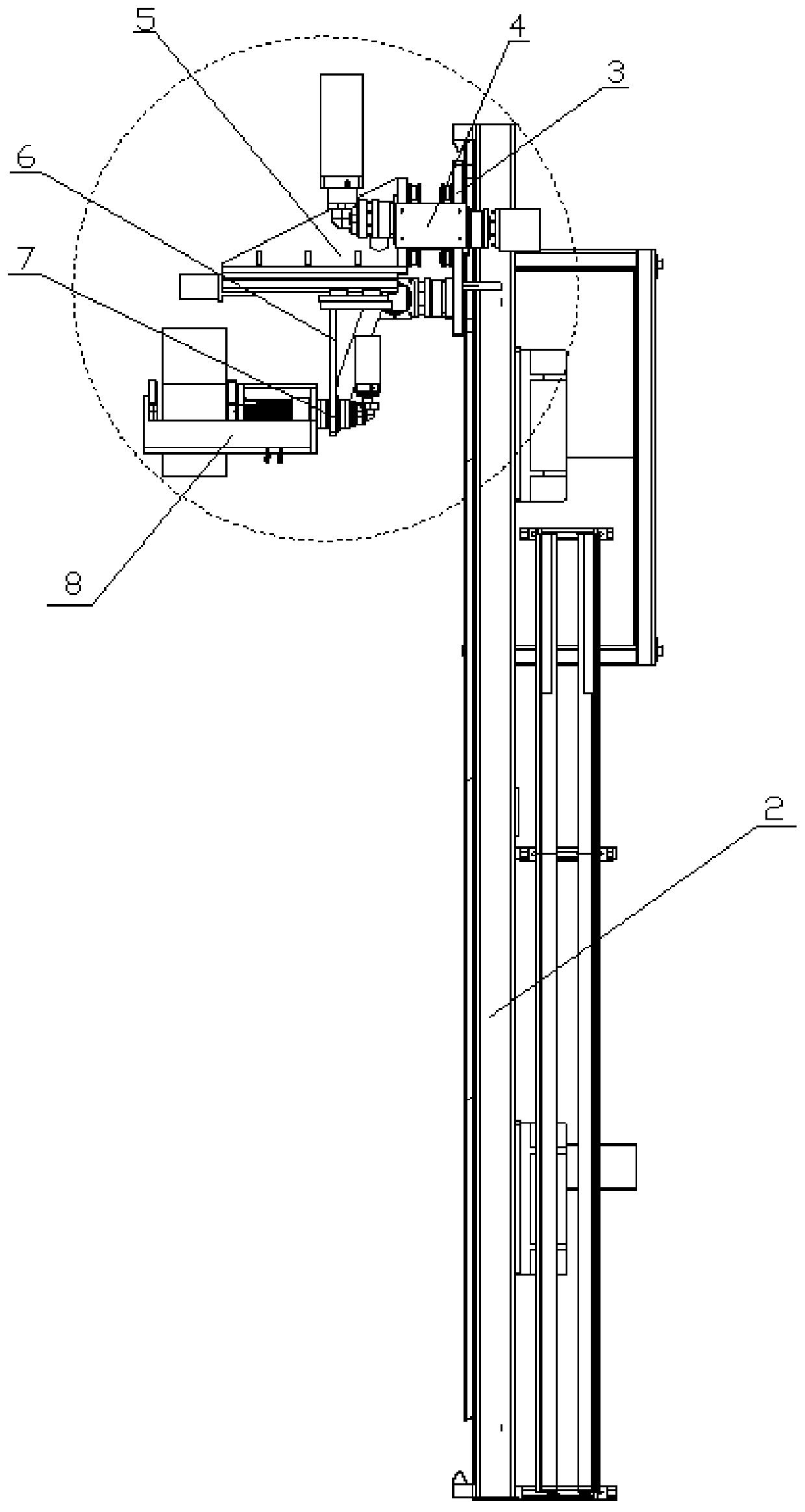 Automatic wall building system