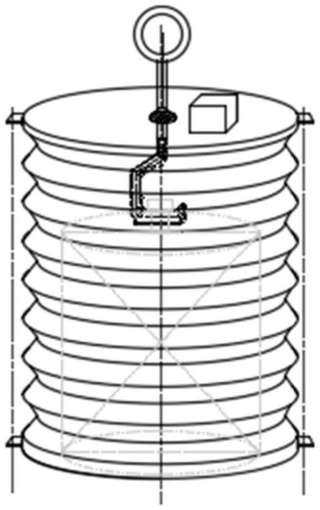 Fire extinguishing and smoke dust collecting device