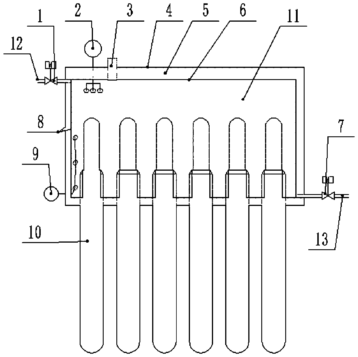 Nanometer-fluid heat collector with spiral-shaped reinforced heat pipe