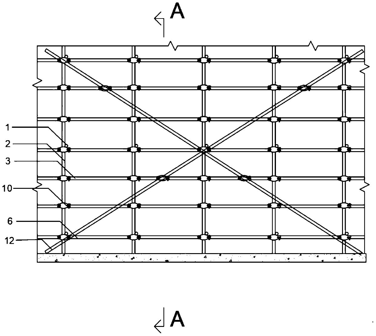 Prefabricated assembly type self-supporting steel pipe scaffold system