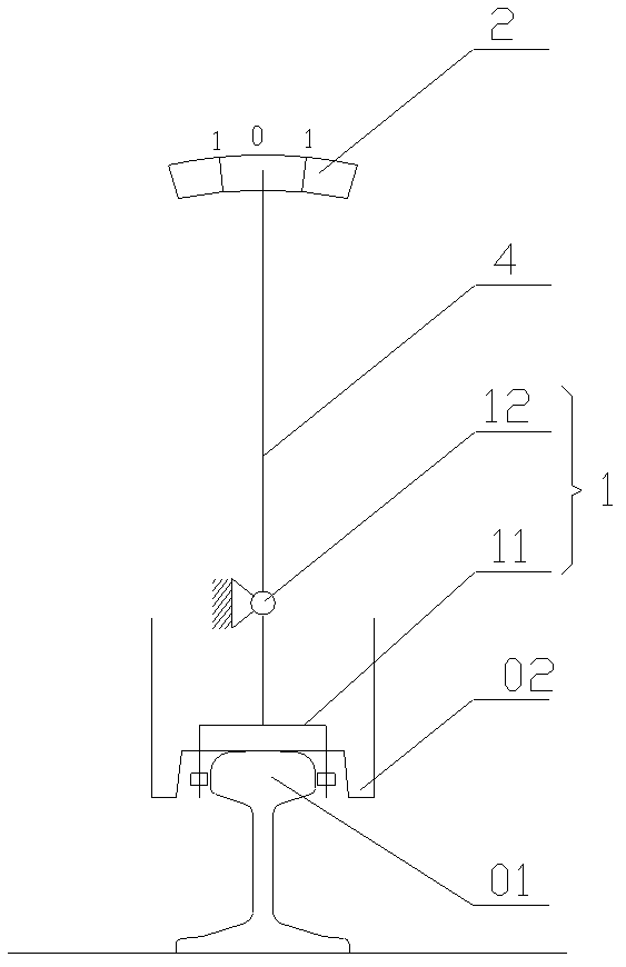 Running deviation correcting device and rail-type engineering machine applying same