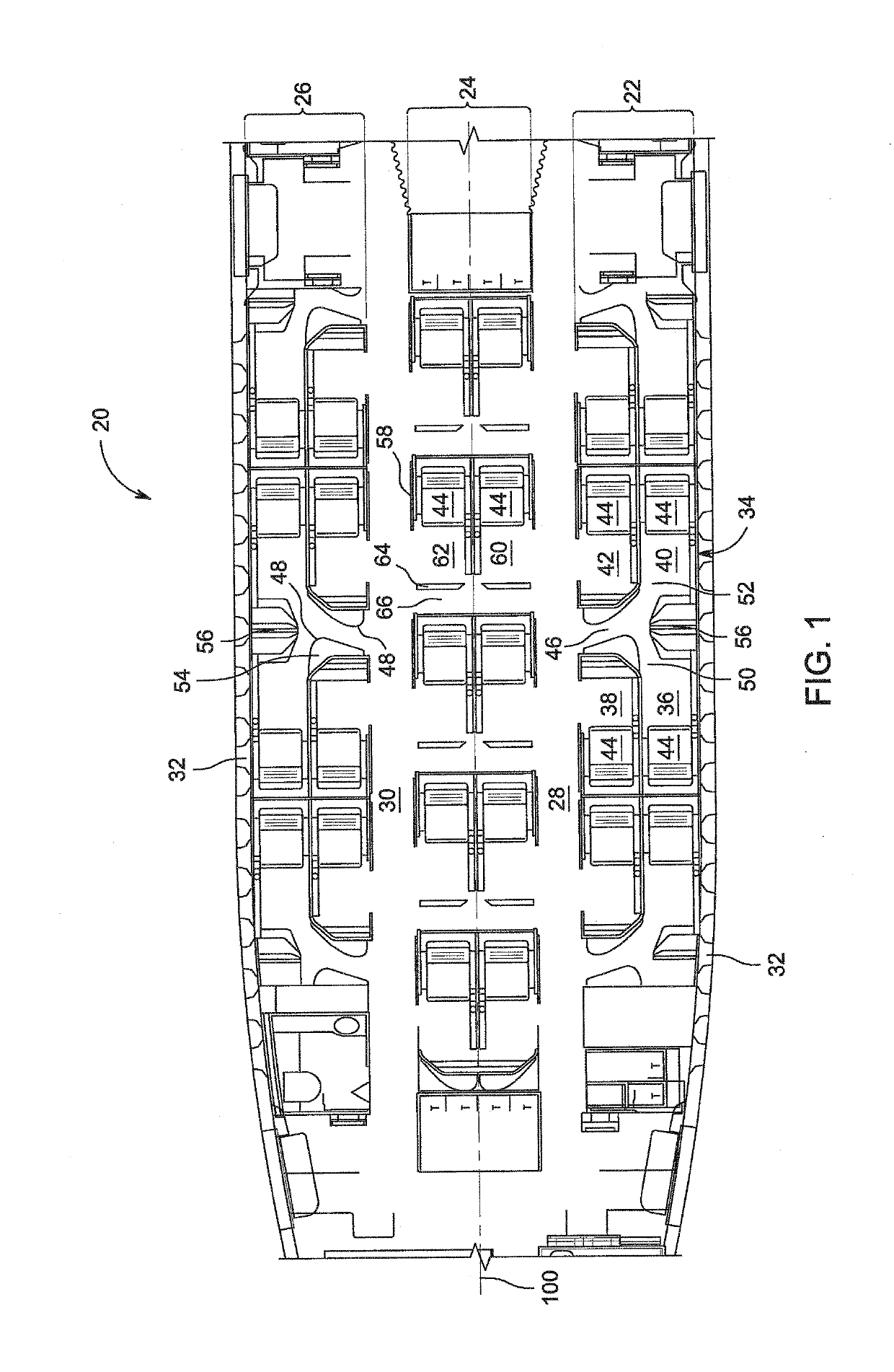 Airliner passenger suite seating arrangements with shared aisle suite access