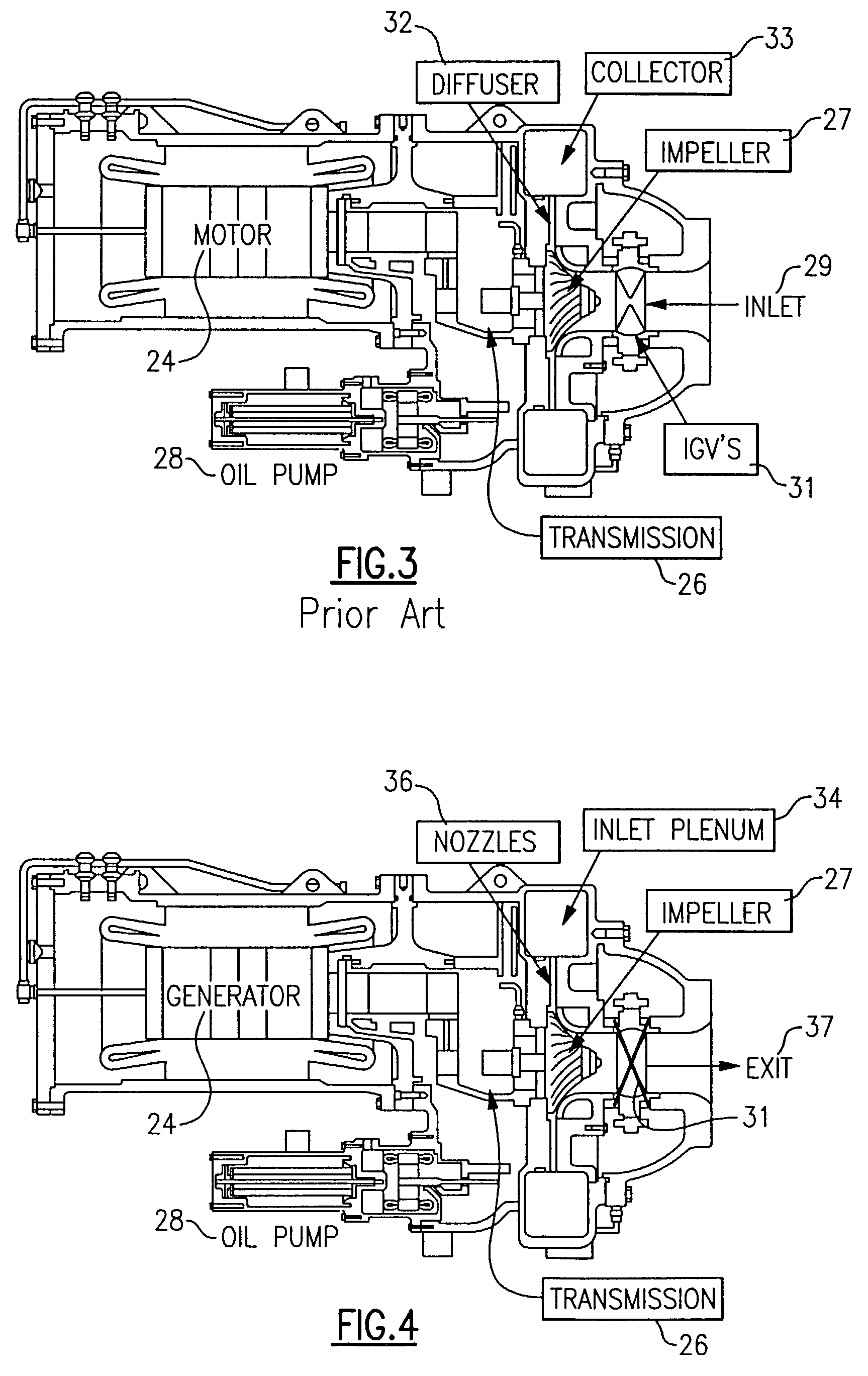 Turbine with vaned nozzles