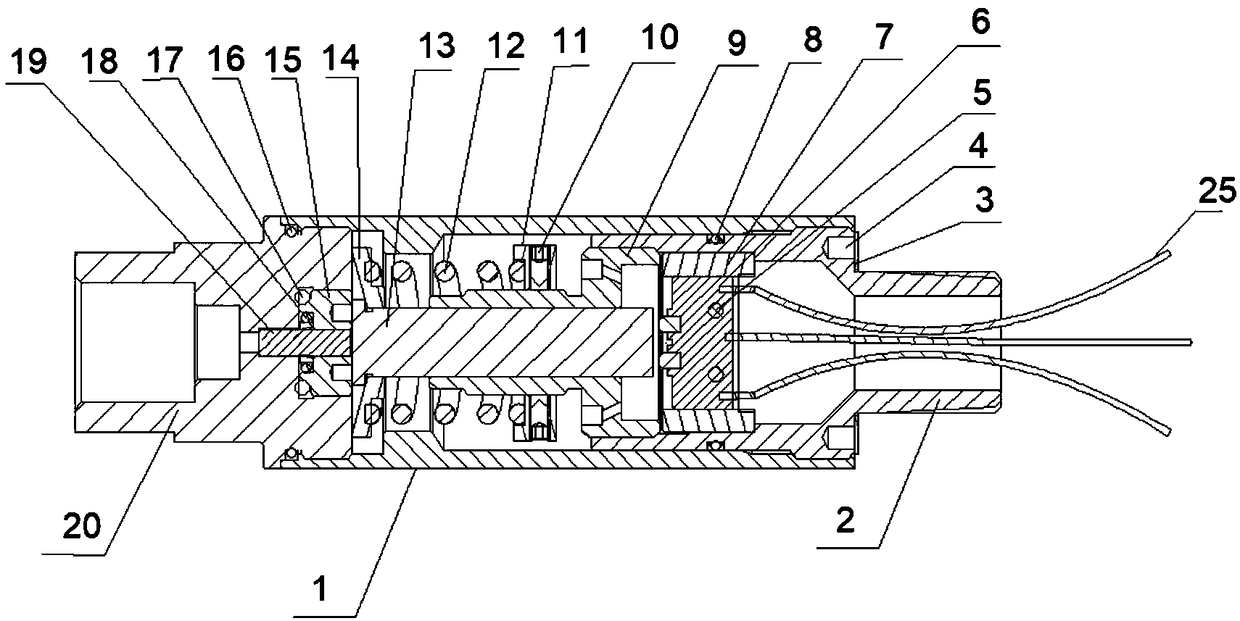 Explosion-proof compact pressure switch and use method thereof