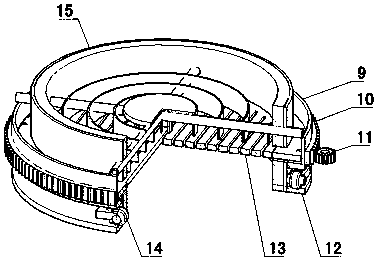 A biomass briquette fuel solid-phase low-temperature, gas-phase high-temperature combustion device