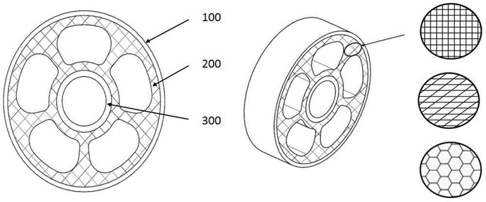 Section structure of lightweight car body and application method thereof