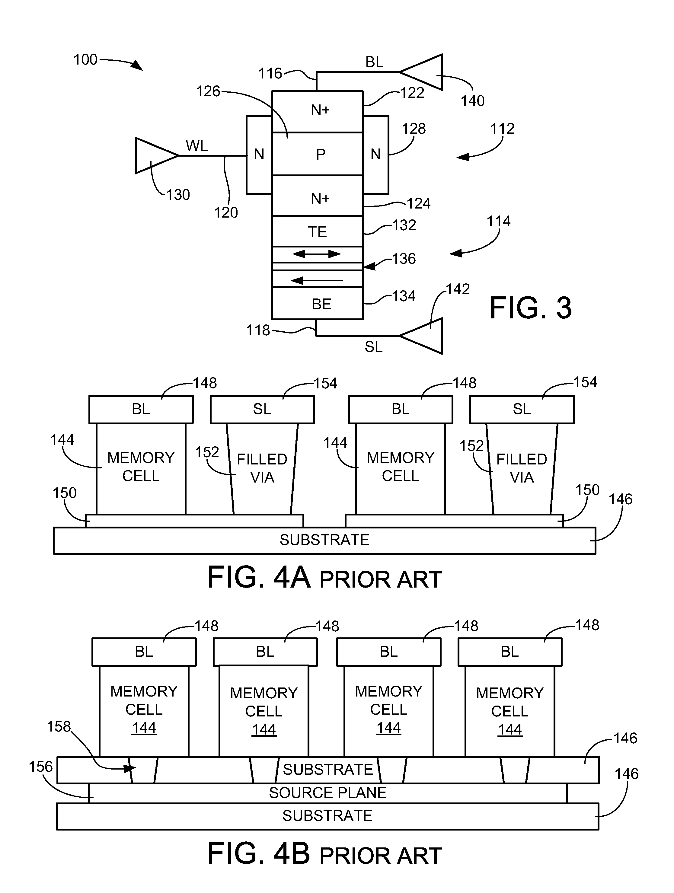 3D memory array with vertical transistor