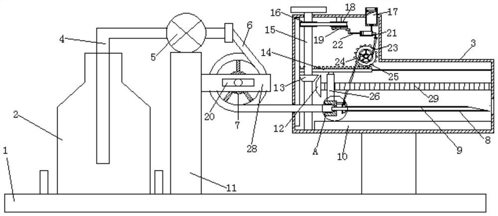 A tumor water extraction device