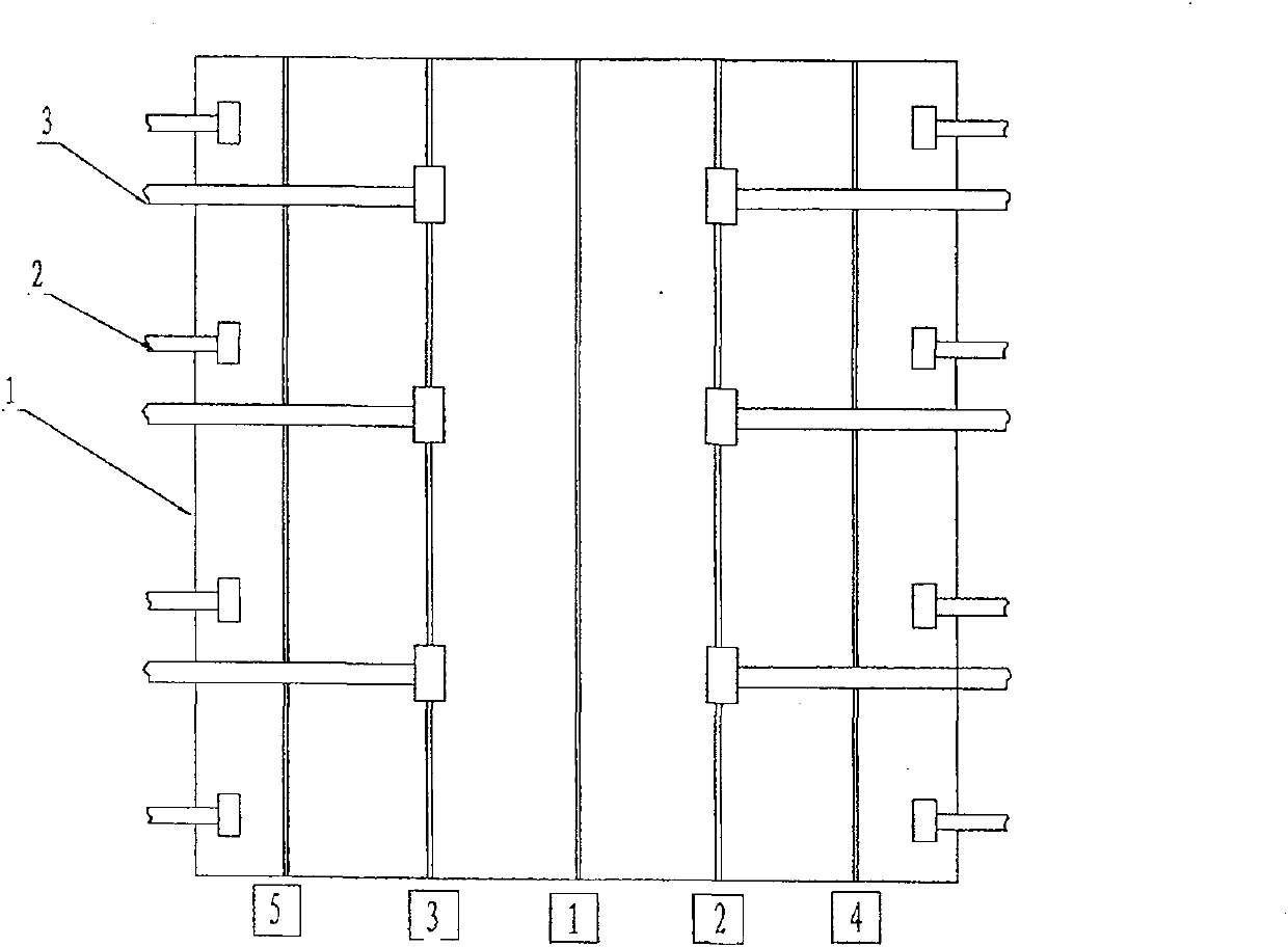 Welding process of section steel structure