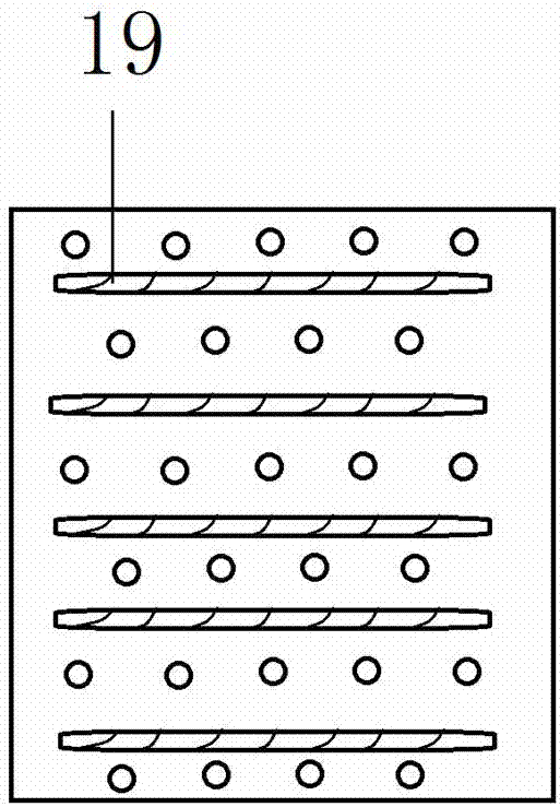 Efficient building sandstone screening and washing device