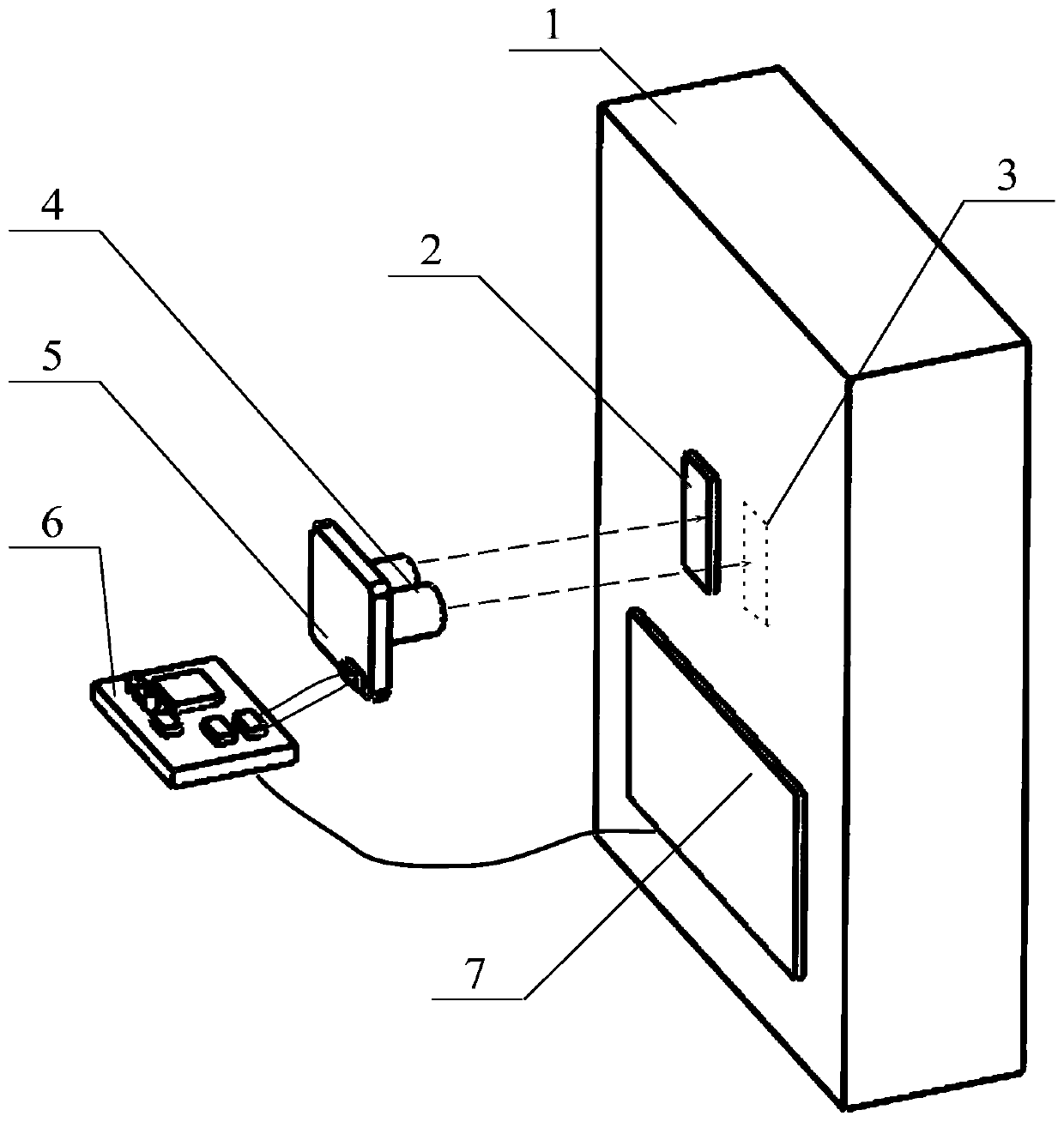 Surface emissivity online testing device and method thereof