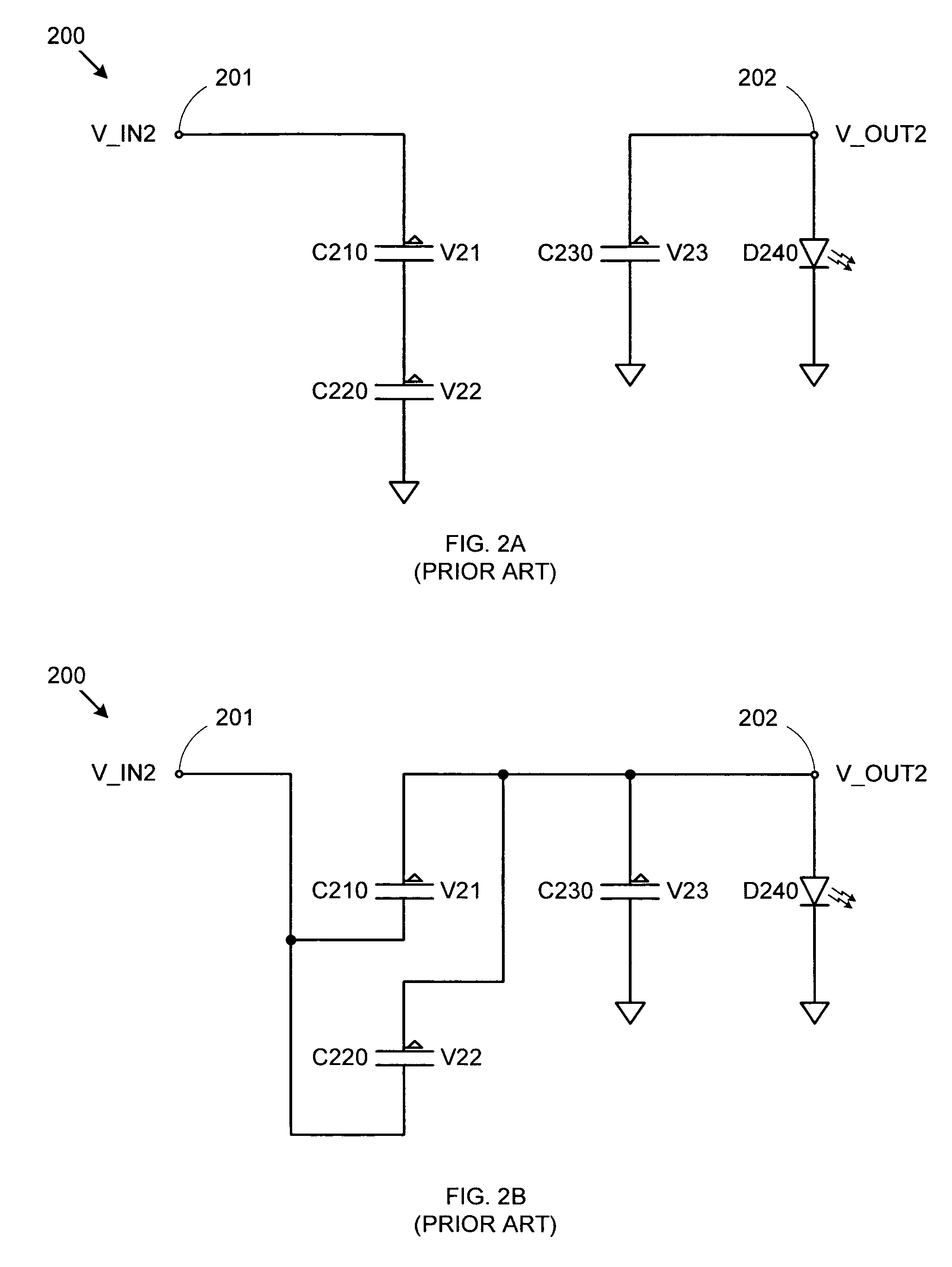 LED bias current control using adaptive fractional charge pump